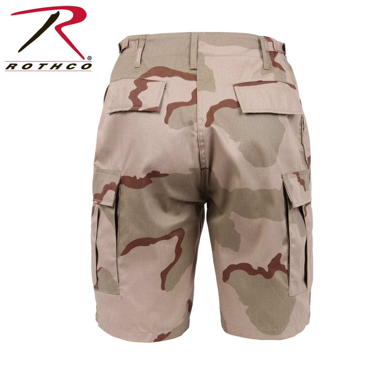 Rothco Camo BDU Shorts Tri-Color Desert Camo Size Large