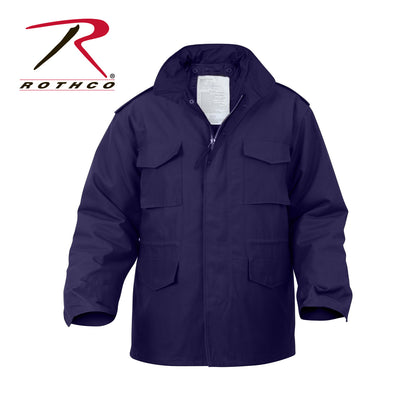 Rothco M-65 Field Jacket Navy Blue Size 2XL – Water-Resistant Military-Style Outerwear with Removable Quilt Liner