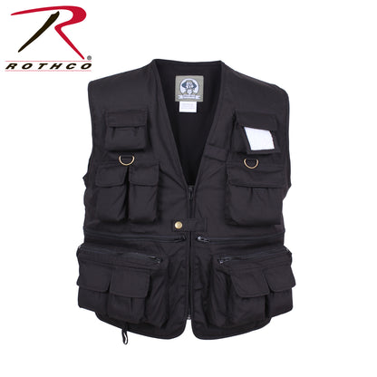 Rothco Uncle Milty Travel Vest in Black, Size XL – Durable Outdoor Utility Vest with Multiple Pockets