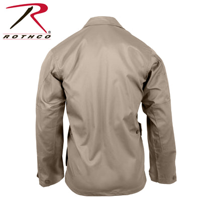 Rothco Twill BDU Shirt Khaki Size Large – Military-Style Tactical Uniform Shirt