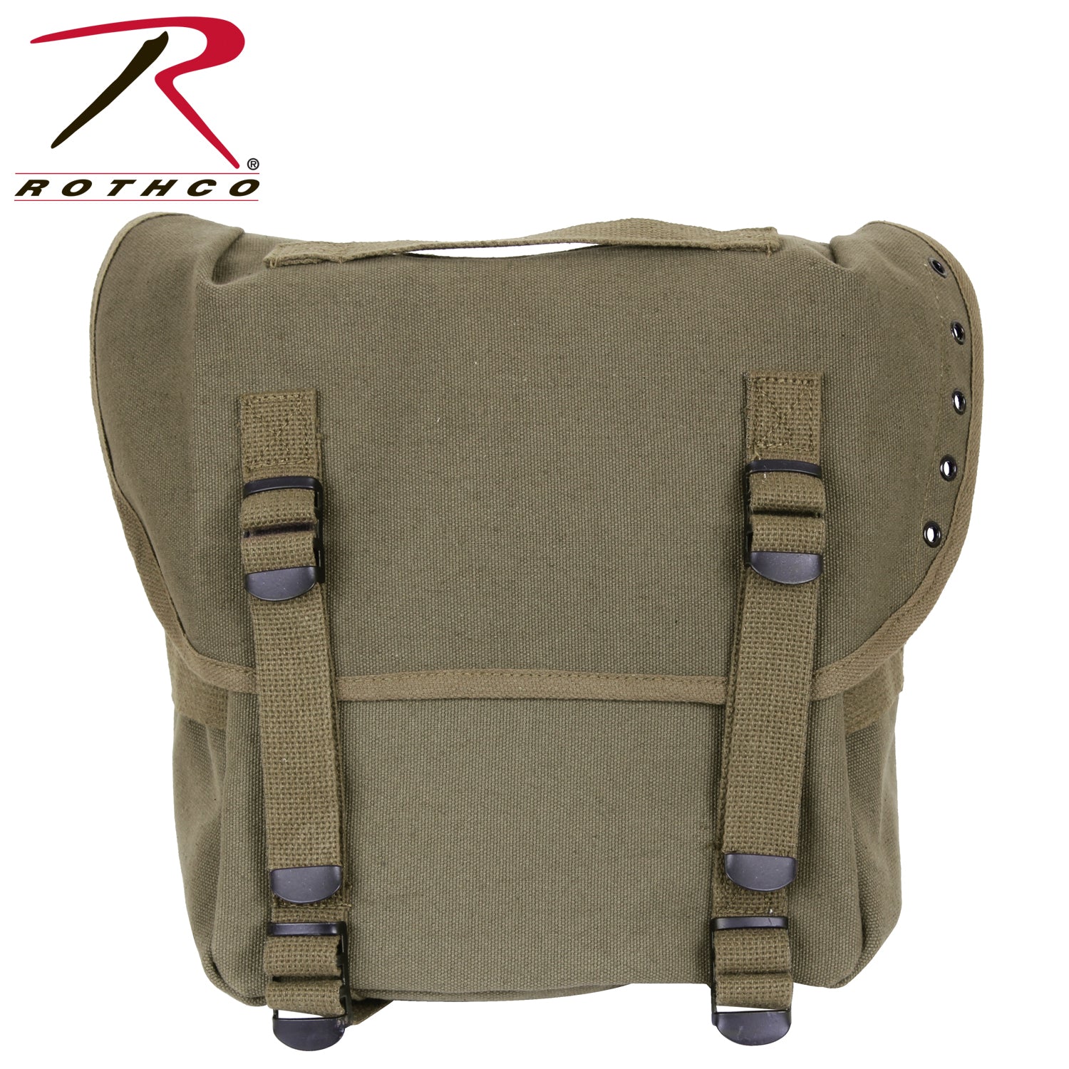 Rothco G.I. Style Canvas Butt Pack with Secure Closure and Versatile Attachment Options