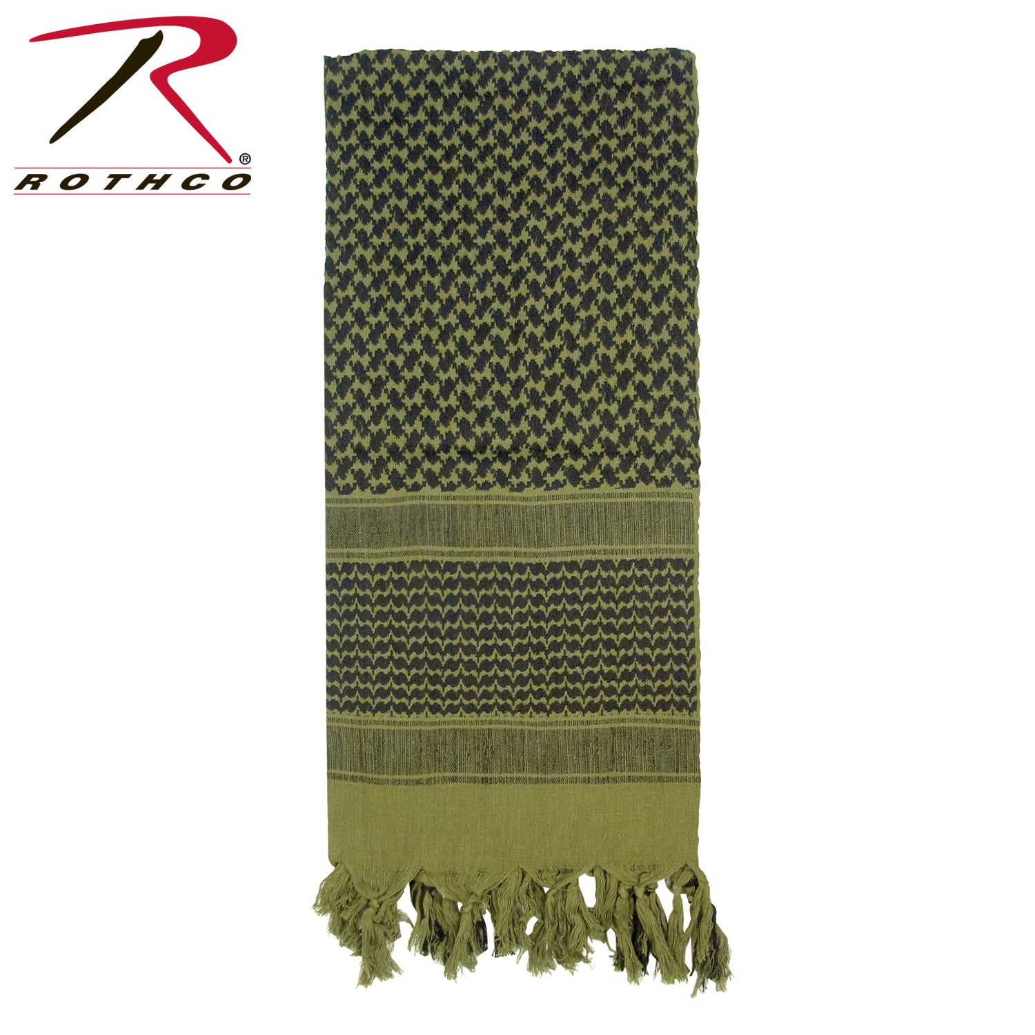 Rothco Shemagh Tactical Desert Keffiyeh Scarf Olive Drab – Versatile Multi-Use Headwrap for Outdoor Activities