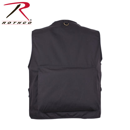 Rothco Uncle Milty Travel Vest in Black, Size XL – Durable Outdoor Utility Vest with Multiple Pockets