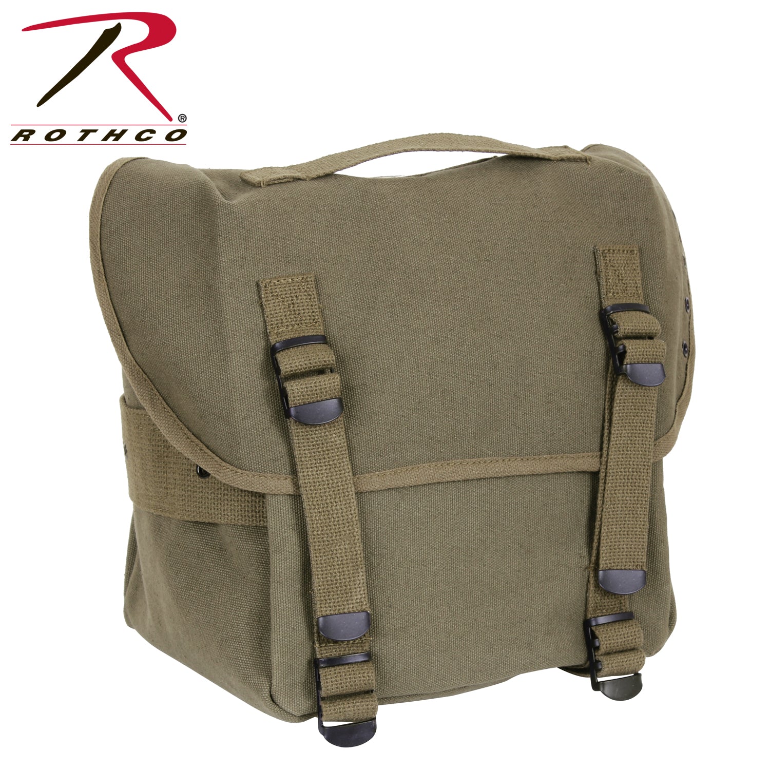 Rothco G.I. Style Canvas Butt Pack with Secure Closure and Versatile Attachment Options