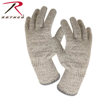 Rothco Ragg Wool Gloves - One Size Cold Weather Wool Work Gloves with Nylon and Made in the USA