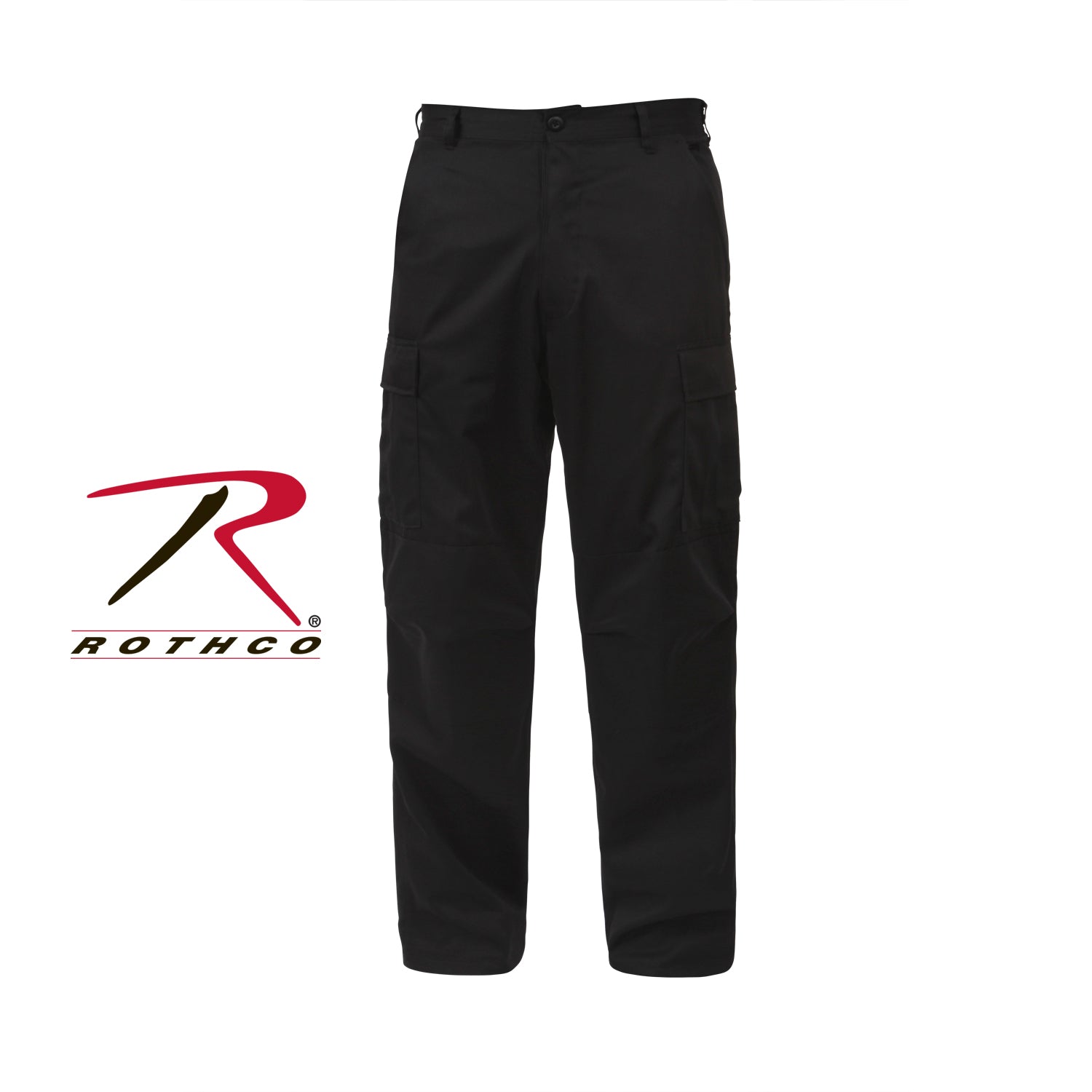 Rothco Tactical BDU Pants Black Size 2XL – Durable Military Cargo Pants with Multiple Pockets and Adjustable Fit