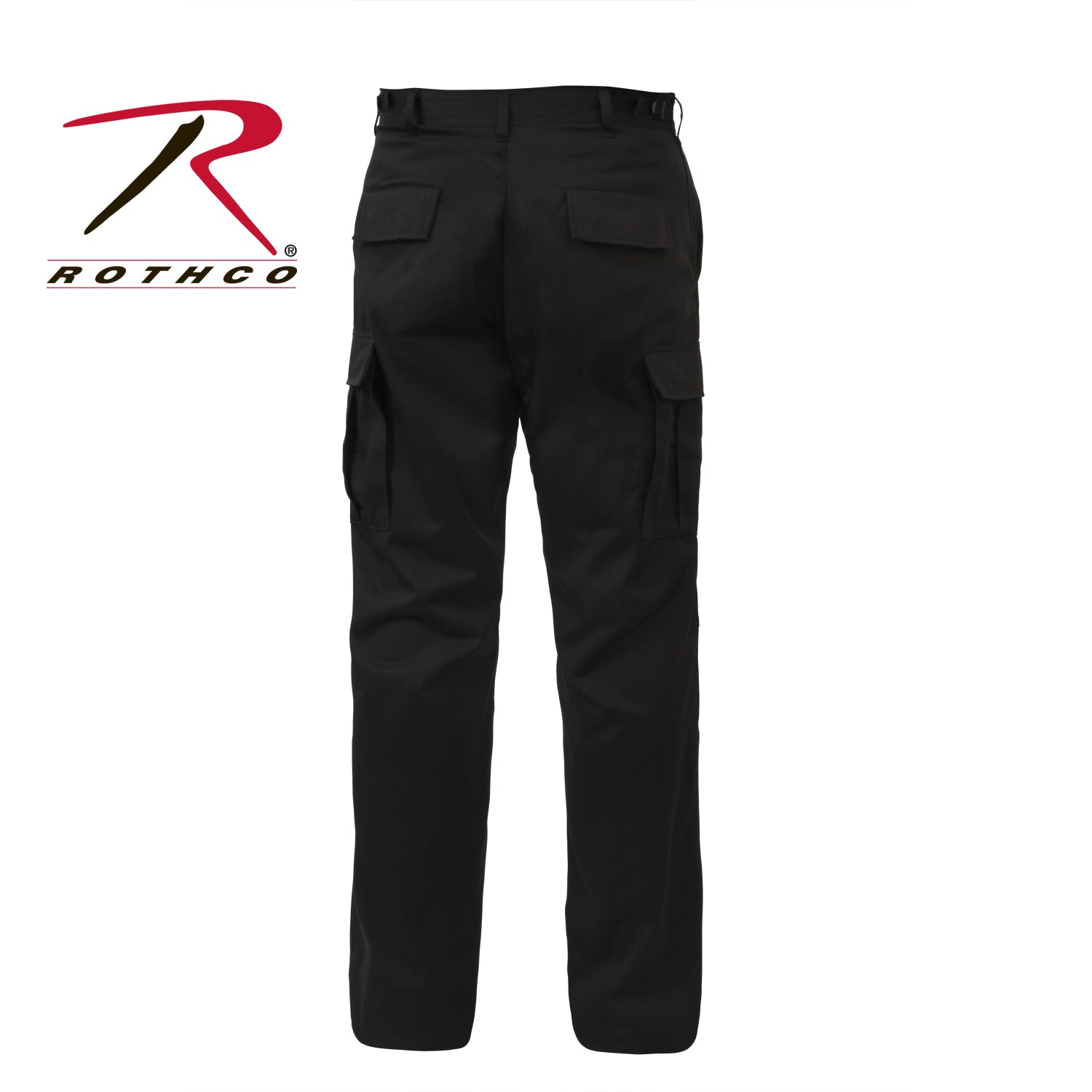 Rothco Tactical BDU Pants Black Size 2XL – Durable Military Cargo Pants with Multiple Pockets and Adjustable Fit