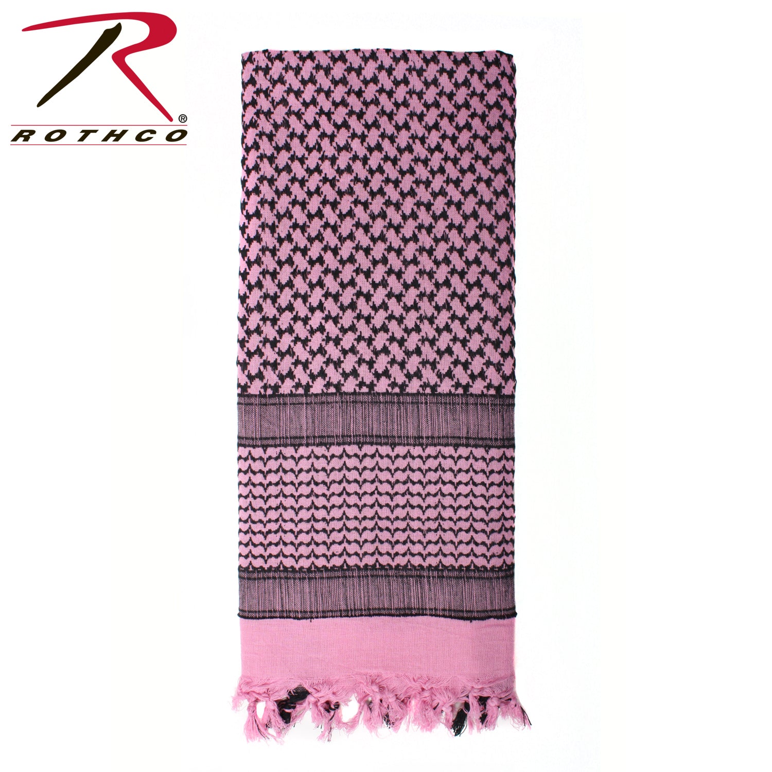 Rothco Shemagh Tactical Desert Keffiyeh Scarf in Pink – Multi-Use Head and Neck Cover for Outdoor Activities