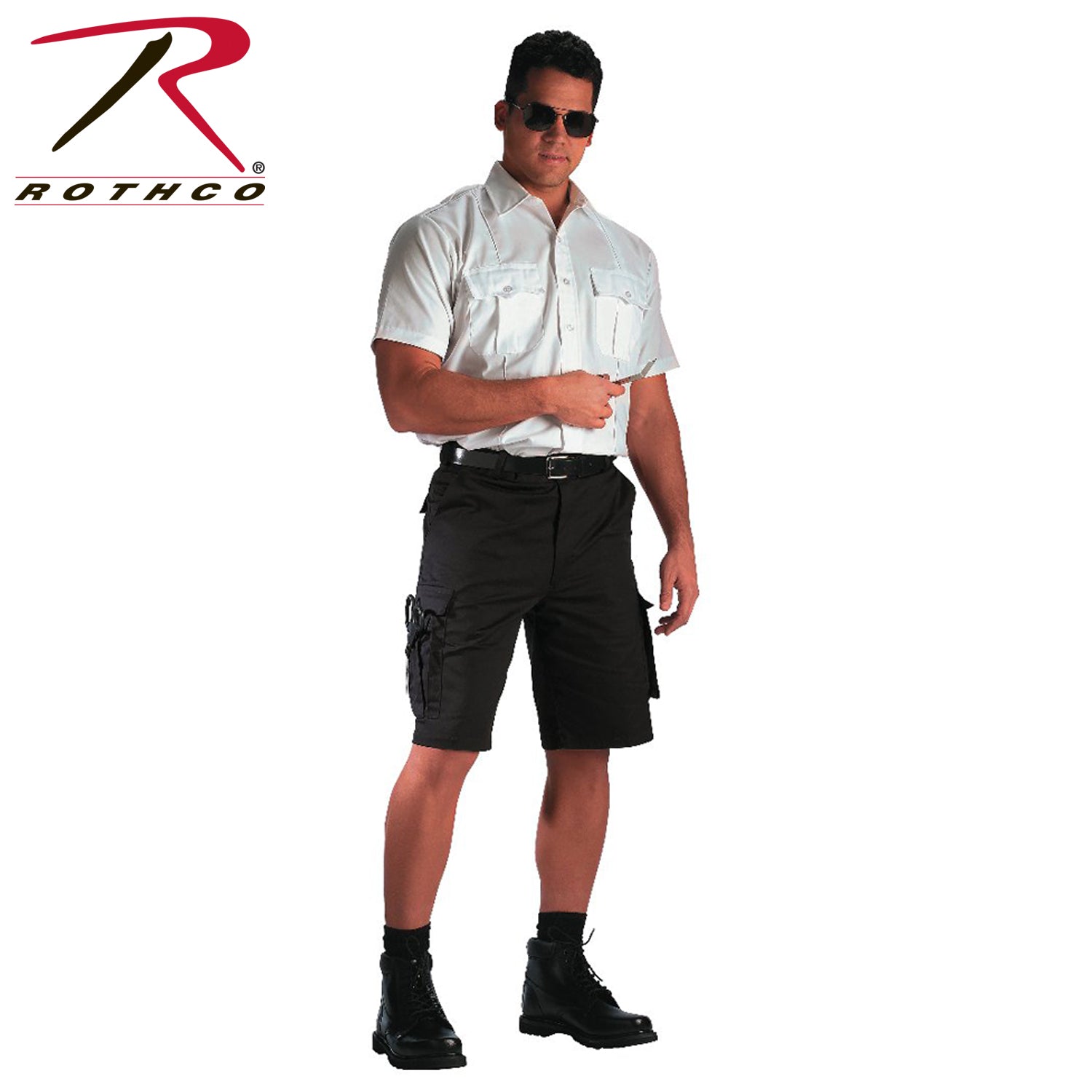 Rothco EMT Shorts Black Size Small – Tactical Cargo Shorts for First Responders