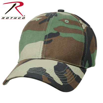 Rothco Supreme Camo Low Profile Cap in Woodland Camo