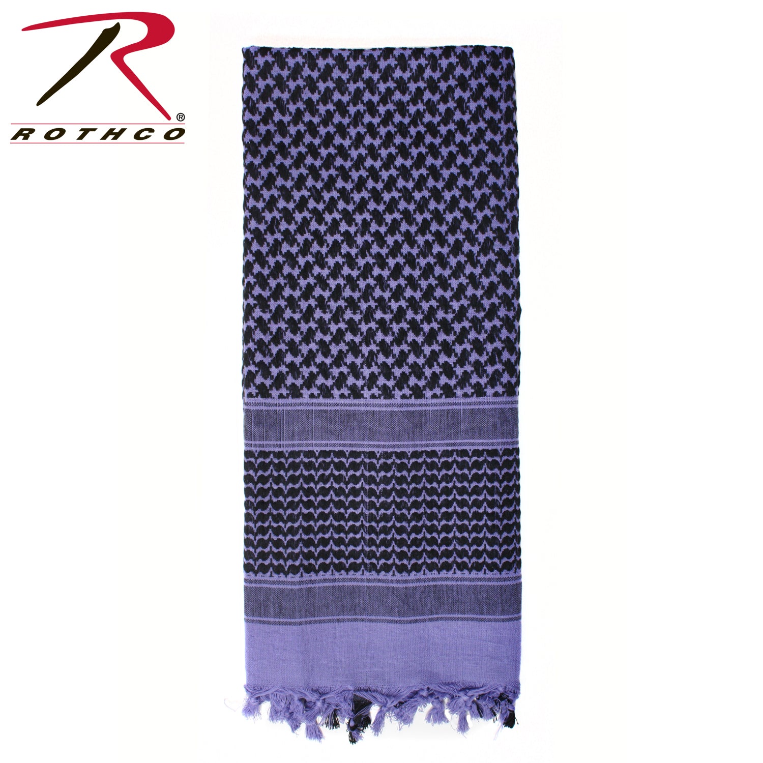 Rothco Shemagh Tactical Desert Keffiyeh Scarf in Purple - Multi-Use Outdoor Headwrap