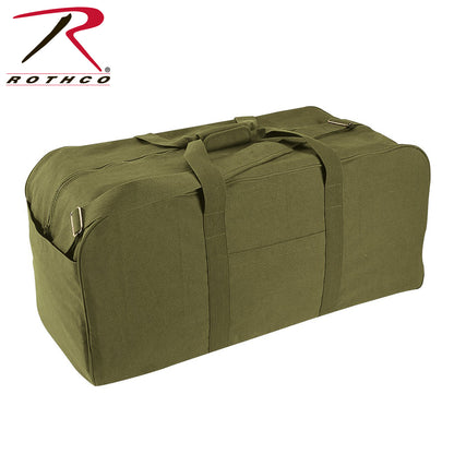 Rothco Jumbo Canvas Cargo Bag Olive Drab - Heavyweight Water-Resistant Storage Solution