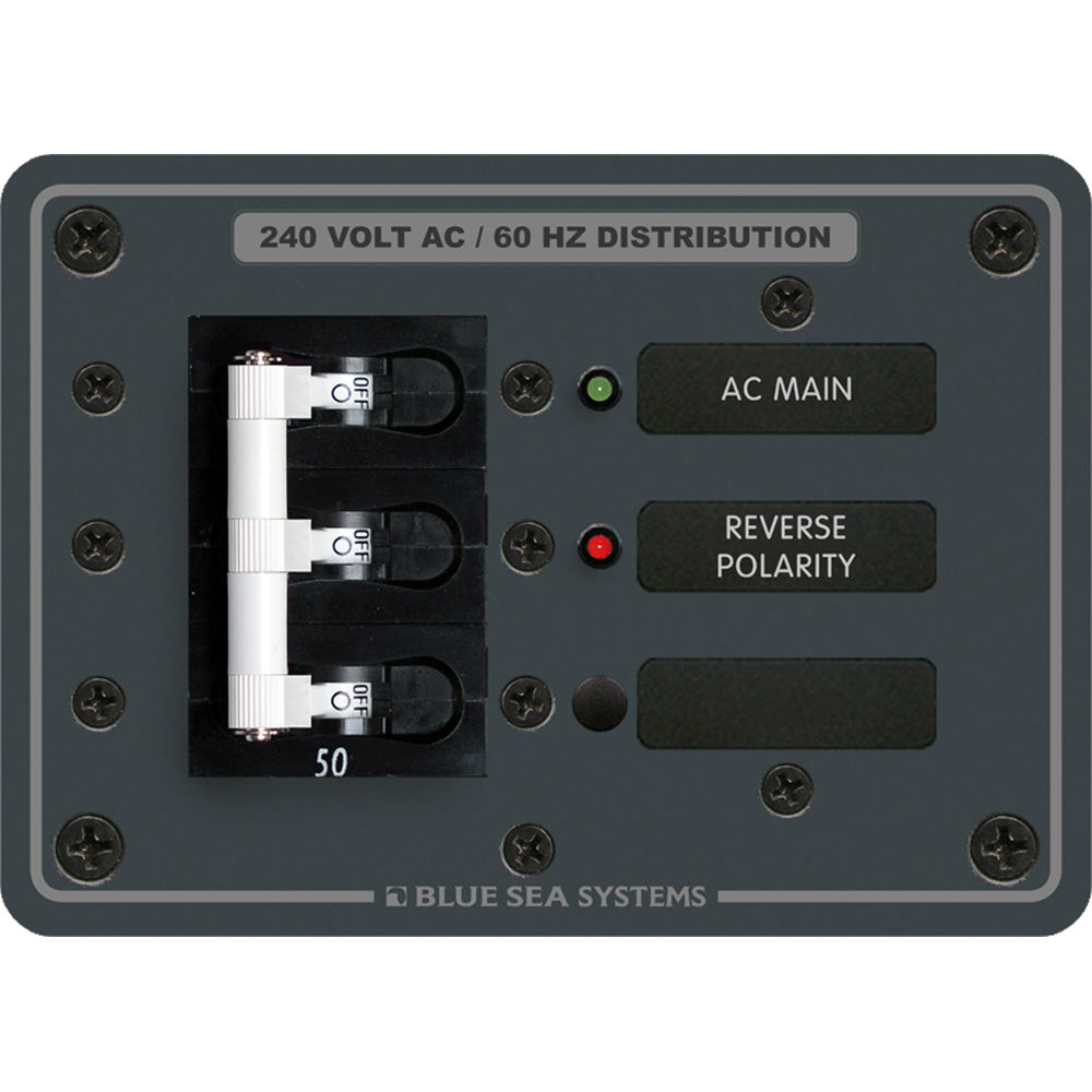 Blue Sea Systems 7372 AC Main Only - 50A 120/240V AC Main with C-Series Toggle Switch