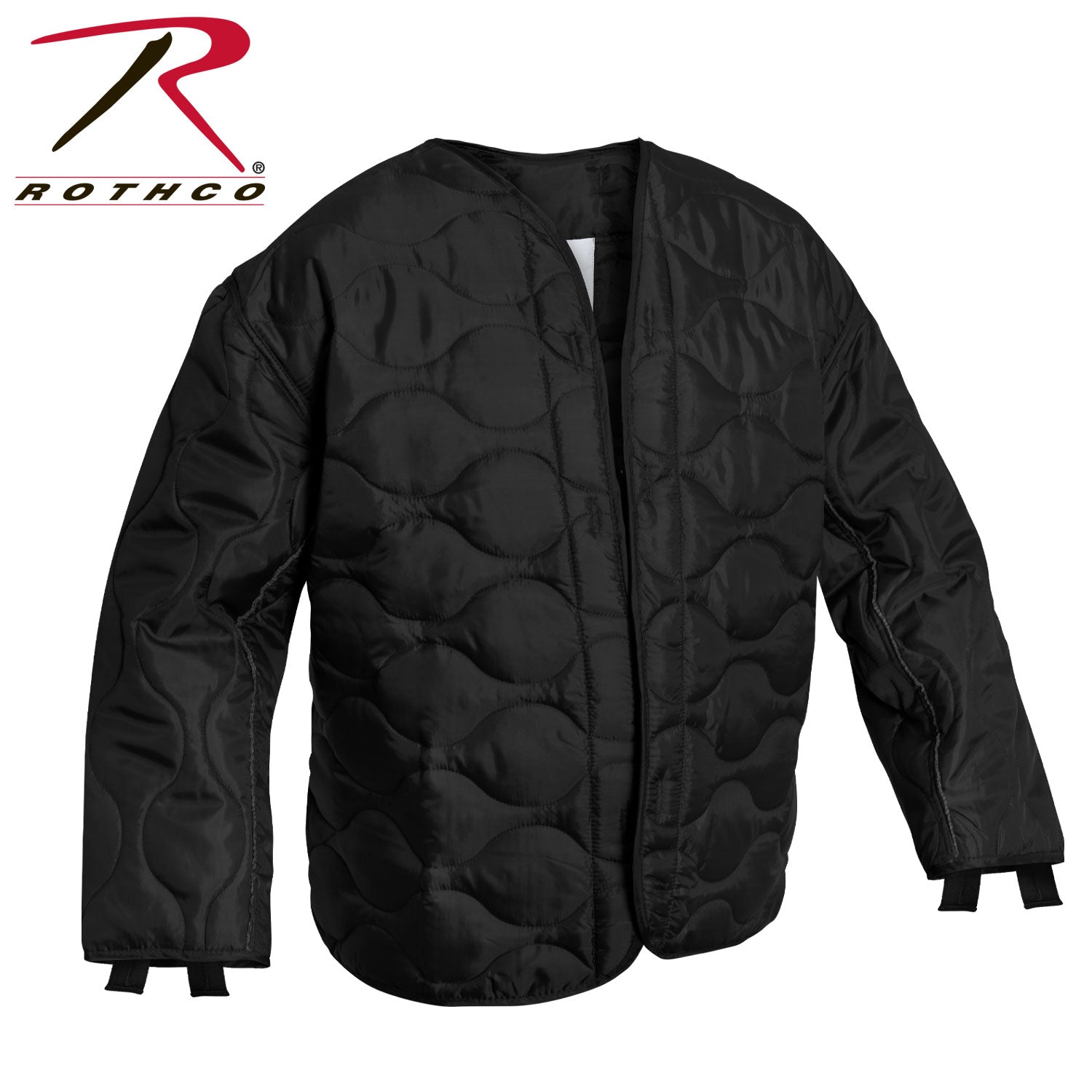 Rothco M-65 Field Jacket Liner Black Size S – Insulated Quilted Layer for Versatile Warmth