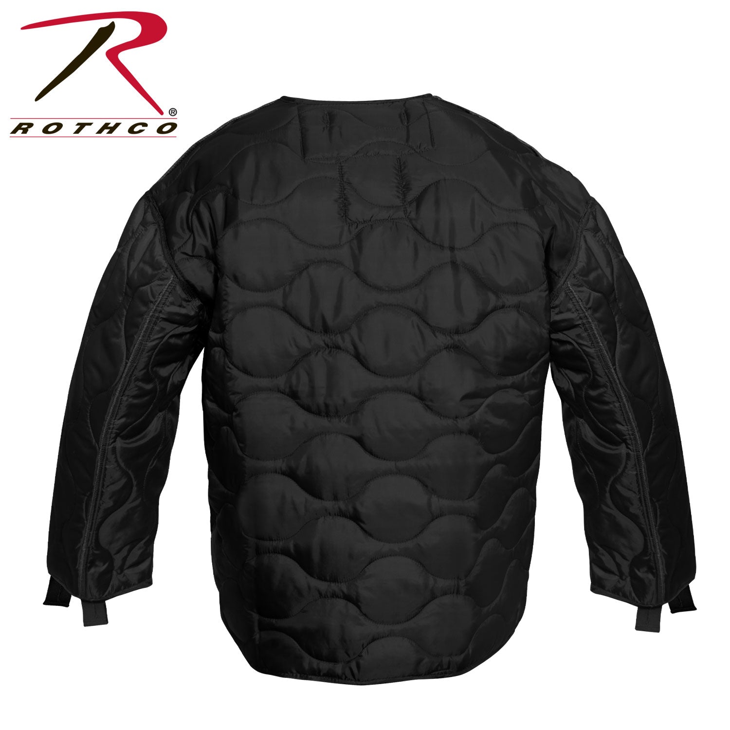 Rothco M-65 Field Jacket Liner Black Size S – Insulated Quilted Layer for Versatile Warmth