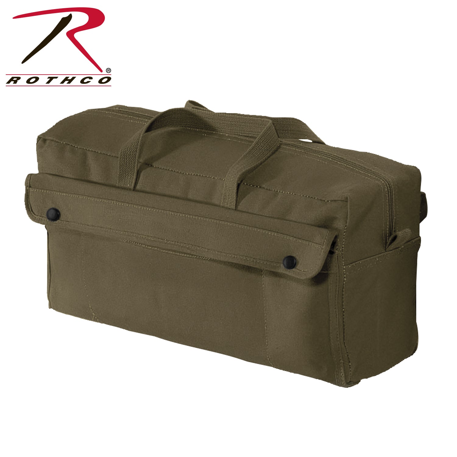 Rothco Canvas Jumbo Mechanic Tool Bag Olive Drab – Heavyweight Water-Resistant Storage for Tools and Accessories