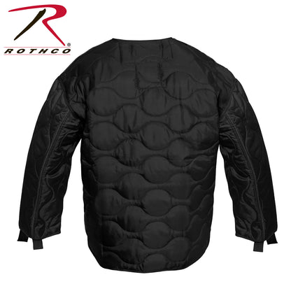 Rothco M-65 Field Jacket Liner Black Size XL – Lightweight Insulated Layer for Military and Outdoor Use