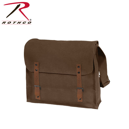 Rothco Canvas Medic Bag Brown – Durable 22oz Unwashed Canvas with Adjustable Shoulder Strap