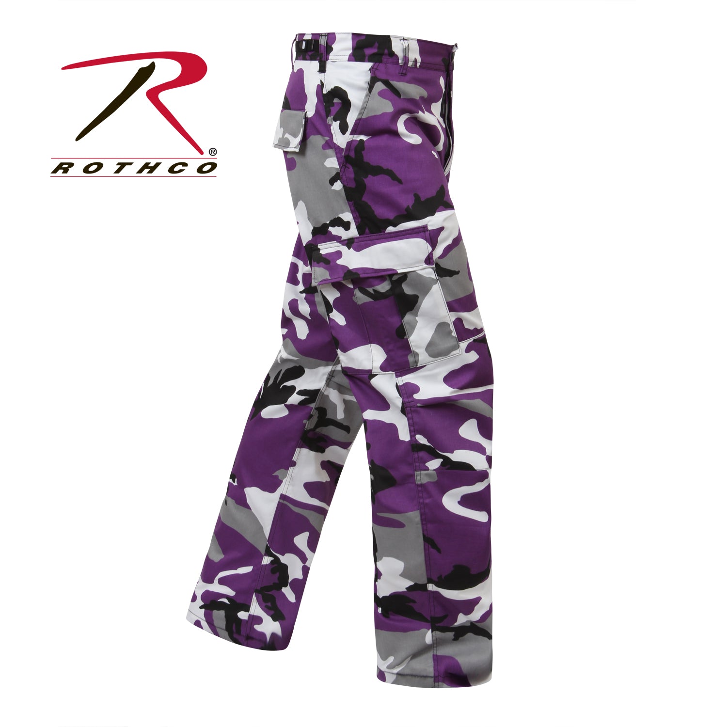 Rothco Color Camo Tactical BDU Pants Ultra Violet Camo Size 2XL