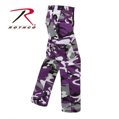 Rothco Color Camo Tactical BDU Pants in Ultra Violet Camo, Size 3XL