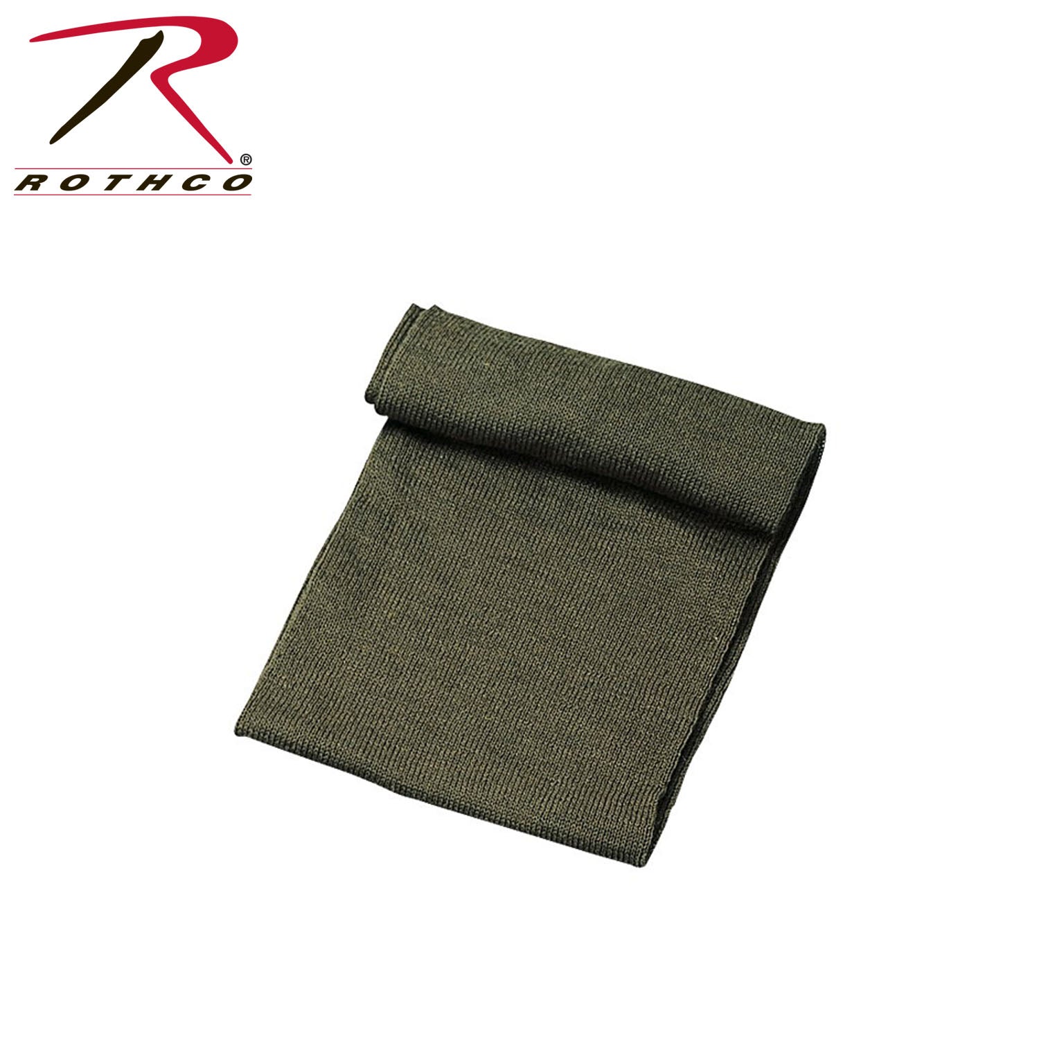Rothco G.I. Wool Scarf Olive Drab – 56 inch Cold Weather Accessory