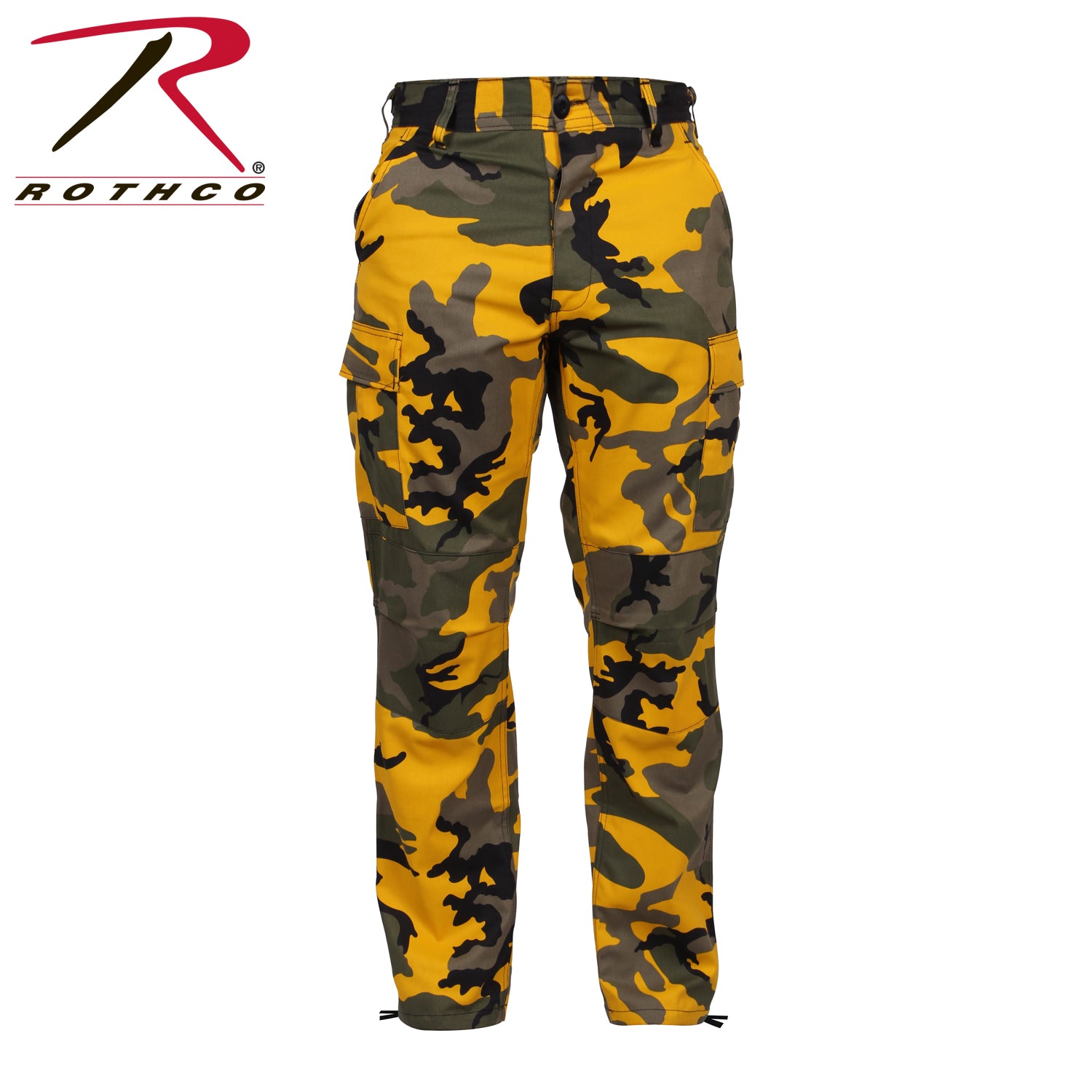 Rothco Color Camo Tactical BDU Pants Stinger Yellow Camo Size Small