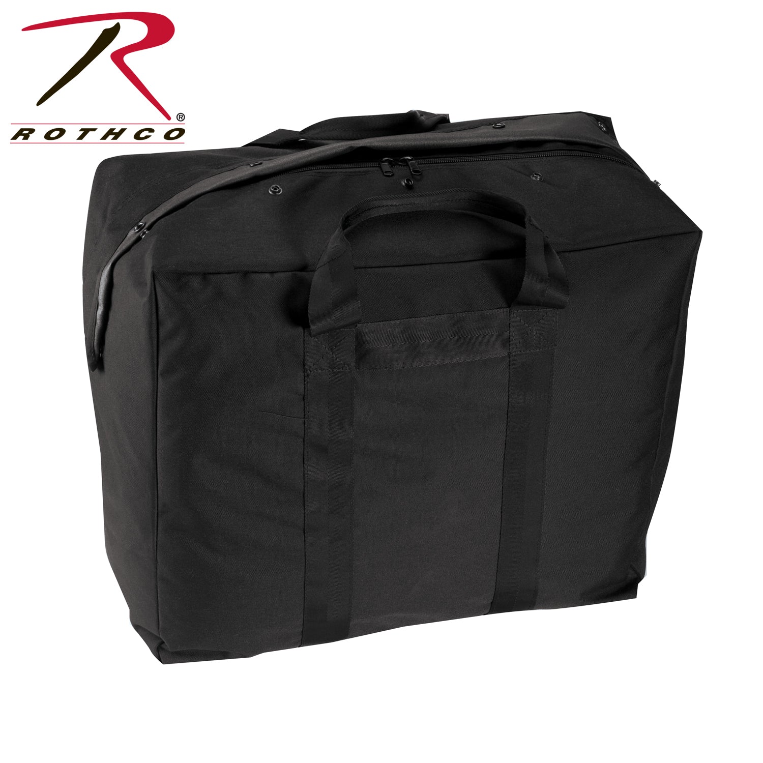 Rothco Enhanced Aviator Kit Bag Black - Durable 22 x 20 x 12 Inch Outdoor Gear Storage