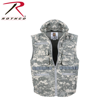 Rothco Kids Ranger Vest ACU Digital Camo Size Large for Outdoor Adventures and Airsoft
