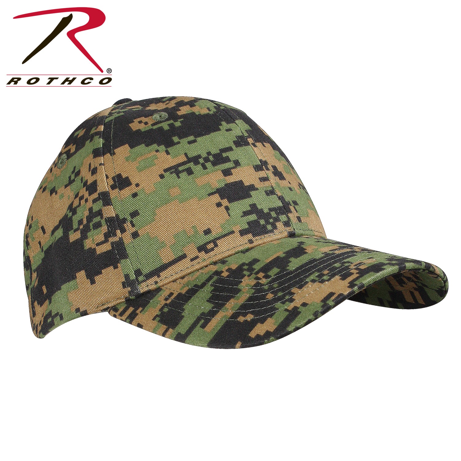 Rothco Supreme Camo Low Profile Cap in Woodland Digital Camo