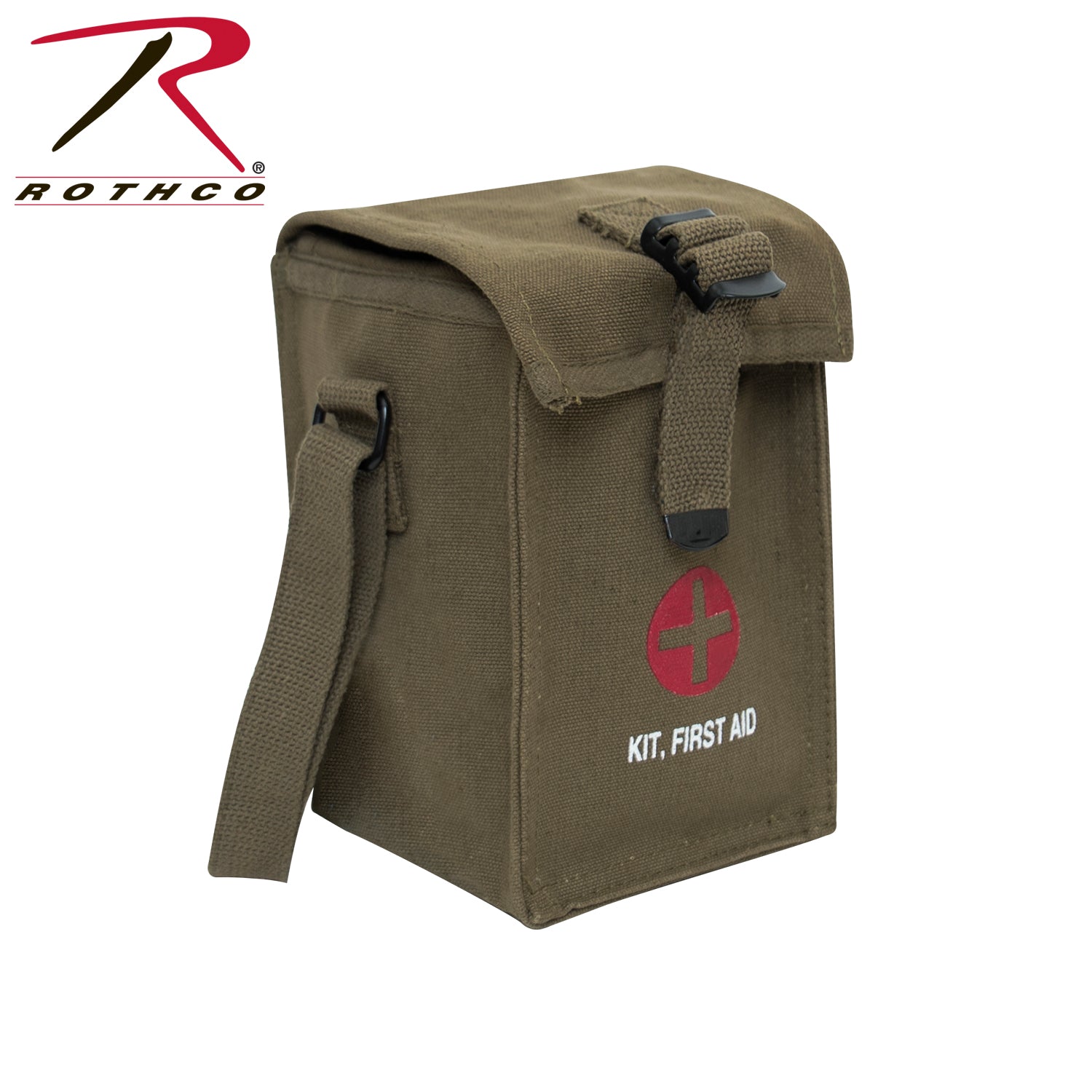 Rothco Platoon Leader's First Aid Kit with Durable Canvas Bag and Over 50 Essential Supplies