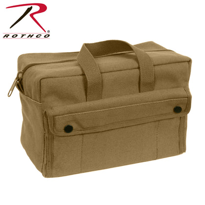 Rothco G.I. Style Mechanic's Tool Bag in Coyote Brown – Heavy-Duty Canvas Construction with Multiple Storage Pockets