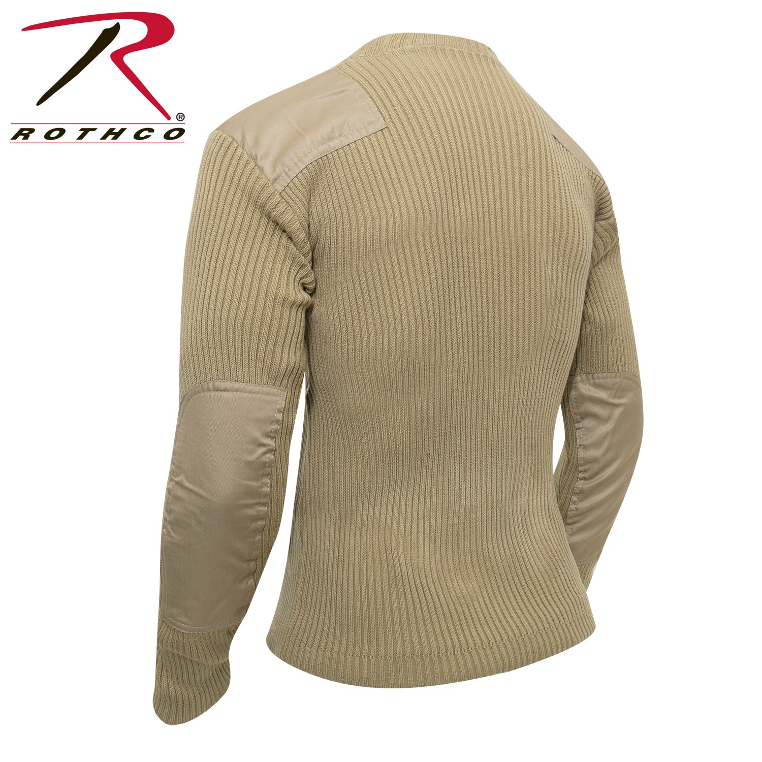 Rothco Acrylic Commando Sweater Khaki Size 2XL - Durable & Comfortable Military Style