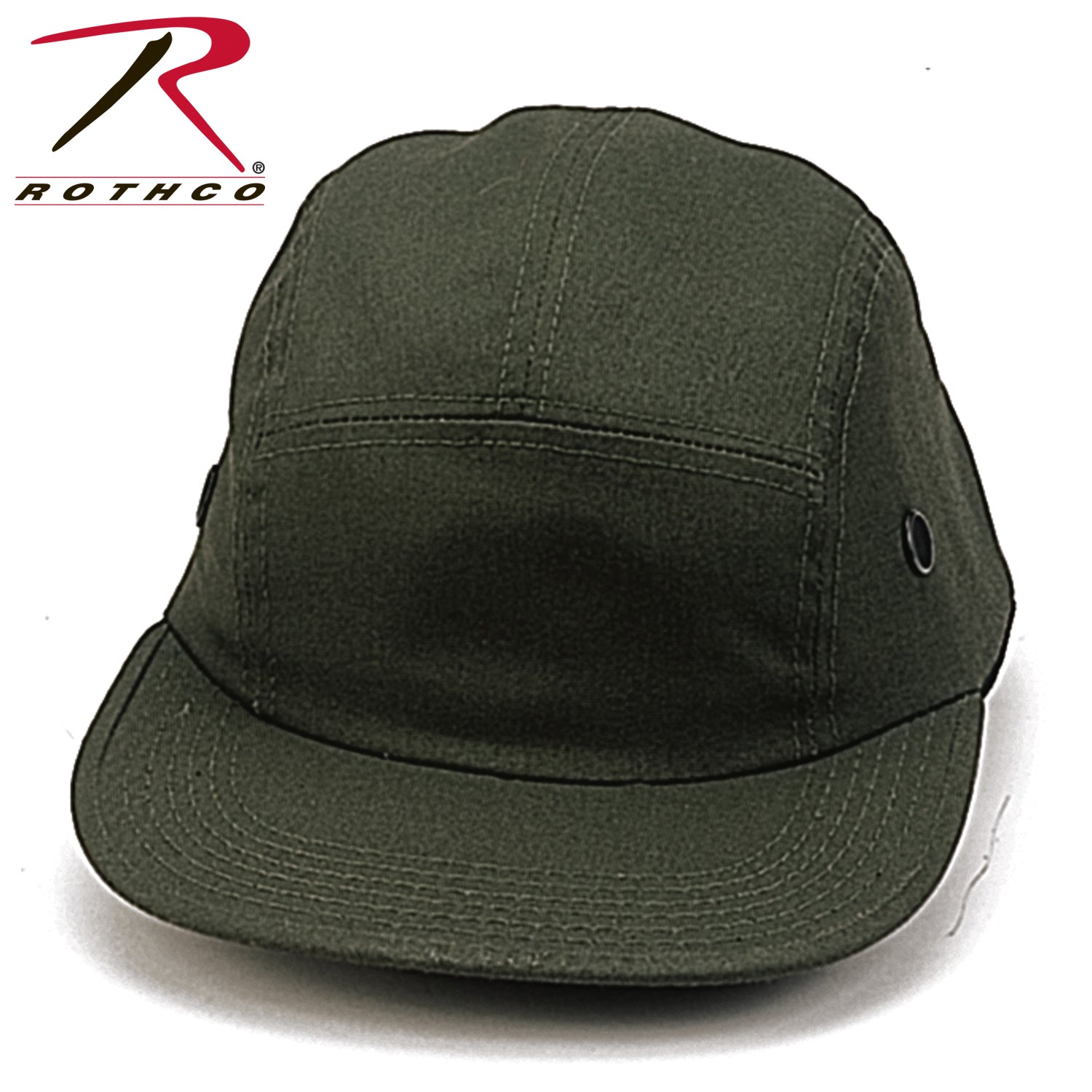 Rothco 5 Panel Street Cap Olive Drab – Classic Adjustable Military-Style Headwear