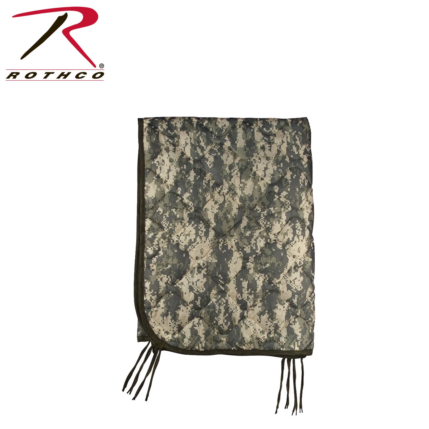 Rothco G.I. Type Camo Poncho Liner ACU Digital Camo – Versatile Insulation and Outdoor Comfort