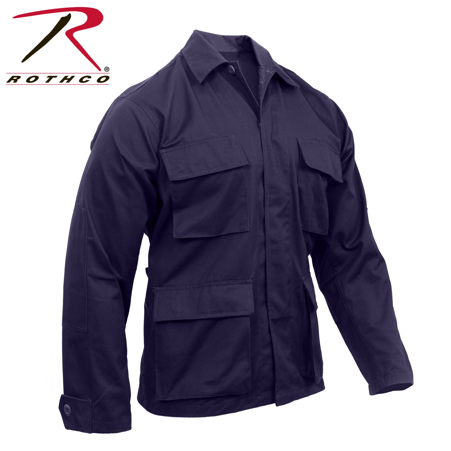 Rothco Twill BDU Shirt Navy Blue Size XL - Durable Military-Style Tactical Shirt for Field and Everyday Use