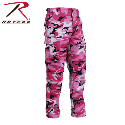 Rothco Color Camo Tactical BDU Pants Pink Camo Size M