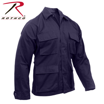 Rothco Twill BDU Shirt Navy Blue 2XL – Classic Military Style with Heavyweight Durability