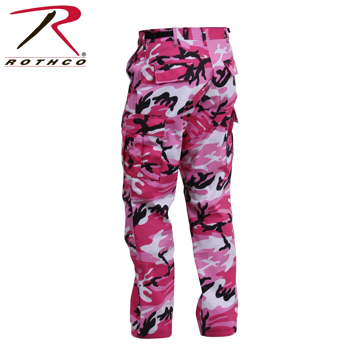Rothco Color Camo Tactical BDU Pants Pink Camo Size M