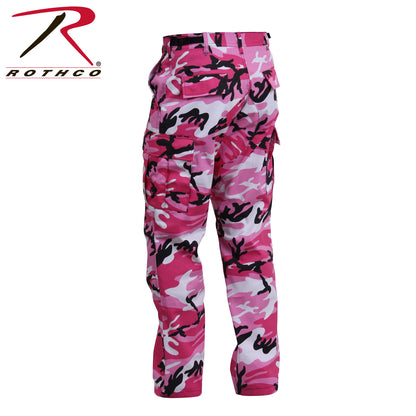 Rothco Color Camo Tactical BDU Pants Pink Camo Size M