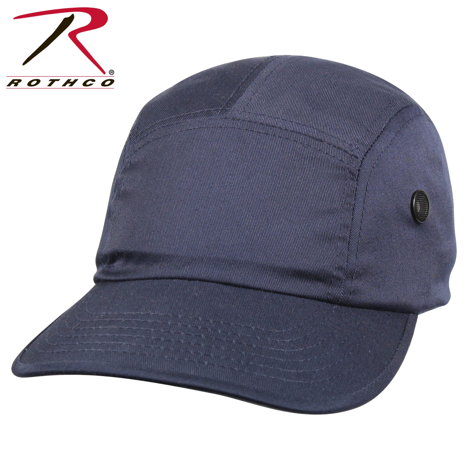 Rothco 5 Panel Street Cap Navy Blue - Adjustable Military Style Headwear