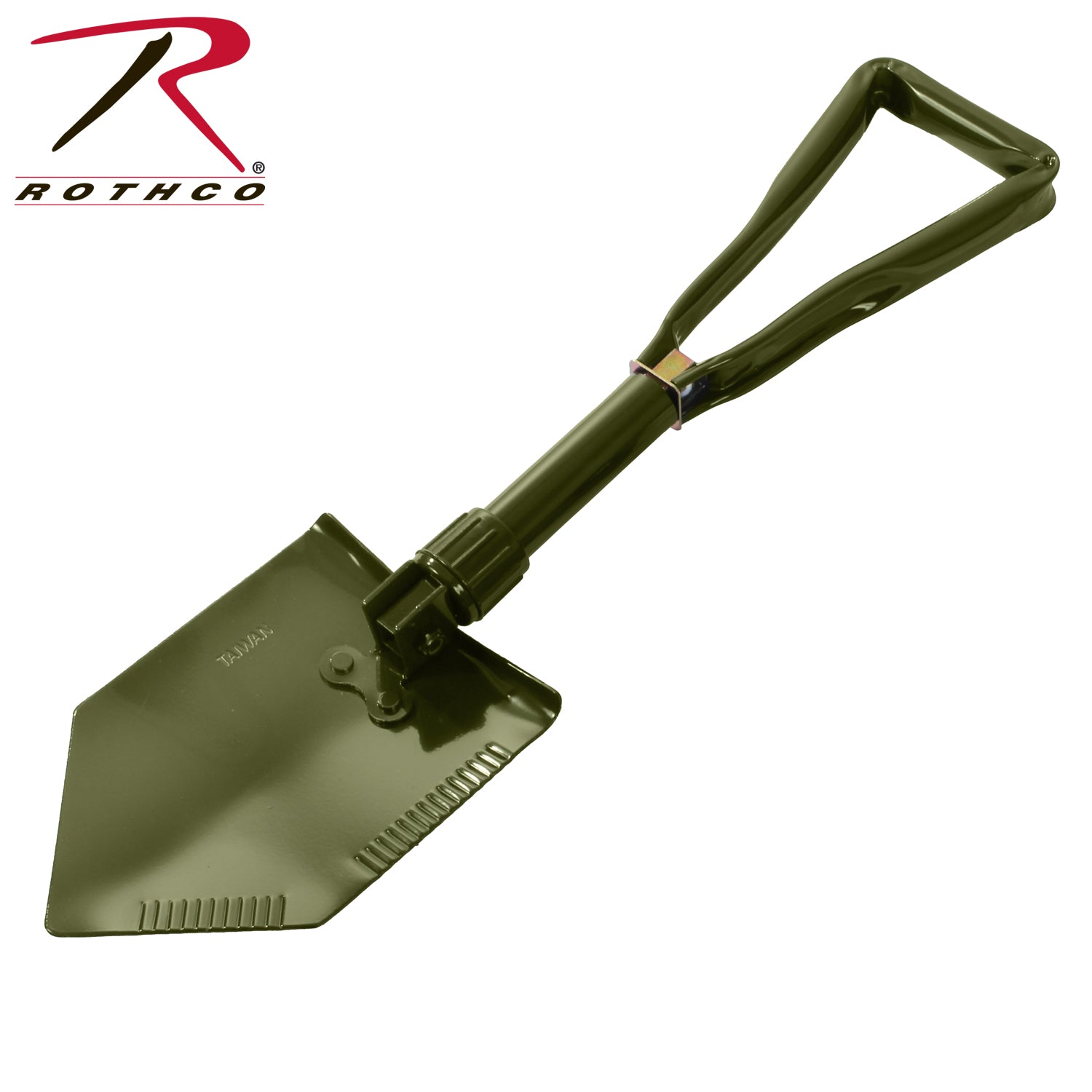 Rothco Deluxe Tri-Fold Shovel with Cover – Heavy-Duty Collapsible Camping and Emergency Tool