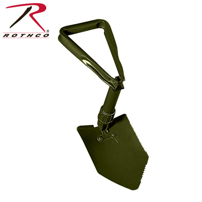 Rothco Deluxe Tri-Fold Shovel with Cover – Heavy-Duty Collapsible Camping and Emergency Tool