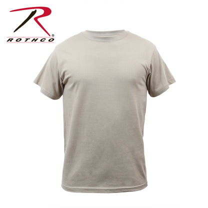Rothco Solid Color 100% Cotton T-Shirt in Desert Sand, Size Small
