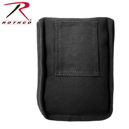 Rothco Black 2-Pocket Ammo Pouch Part Number 9009 for Hunting and Outdoor Activities