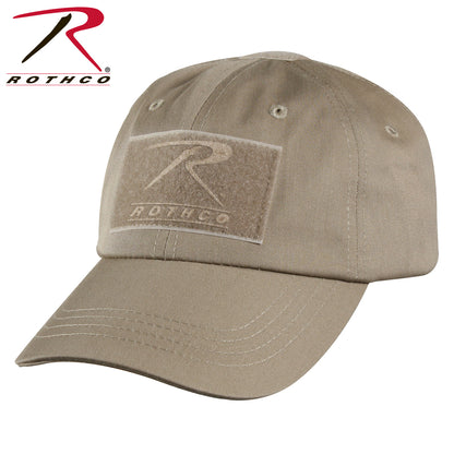 Rothco Tactical Operator Cap Khaki - Durable Military-Style Field Hat with Ventilation and Loop Fields