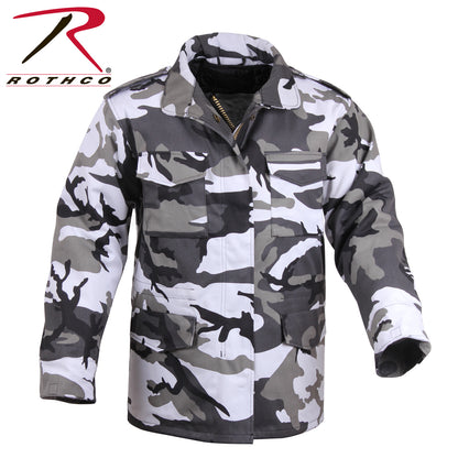 Rothco M-65 Field Jacket in City Camo Size 3XL – Waterproof Military-Style Outerwear