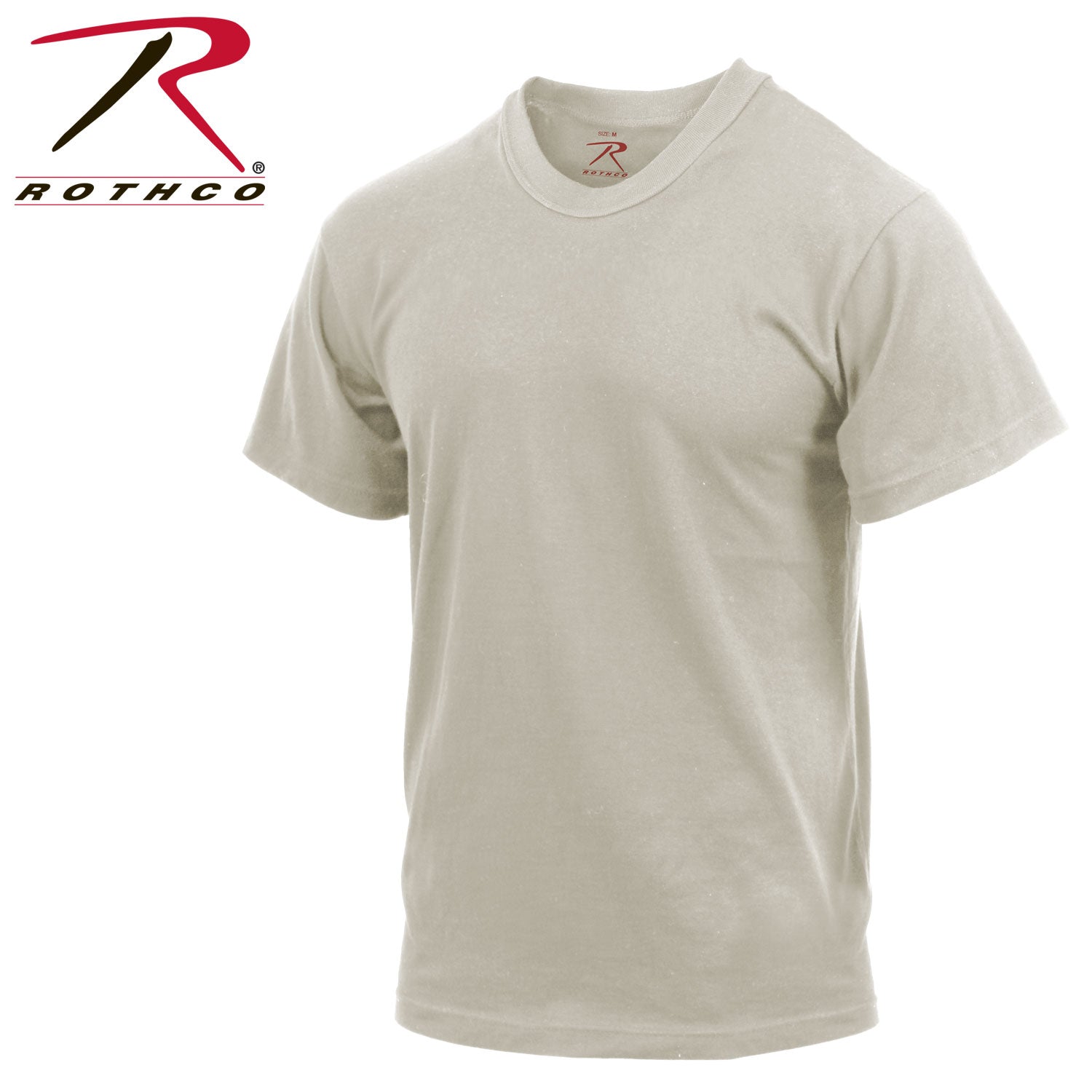 Rothco Moisture Wicking T-Shirt in Desert Sand, Size Large