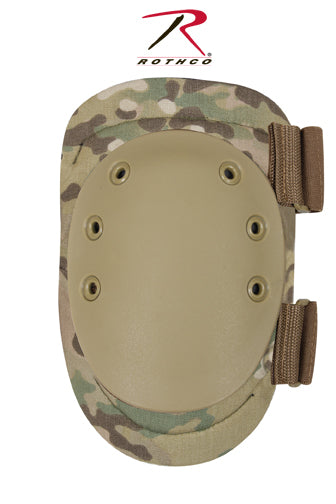 Rothco Tactical Protective Gear Knee Pads MultiCam - Durable Impact Protection for Public Safety