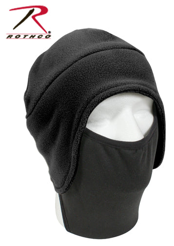 Rothco Convertible Fleece Cap with Poly Facemask - Versatile Winter Headwear