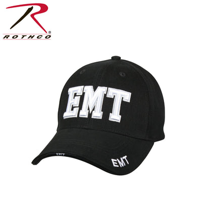 Rothco Deluxe EMT Low Profile Cap - Durable 100% Cotton Twill with Embroidered EMT Logo